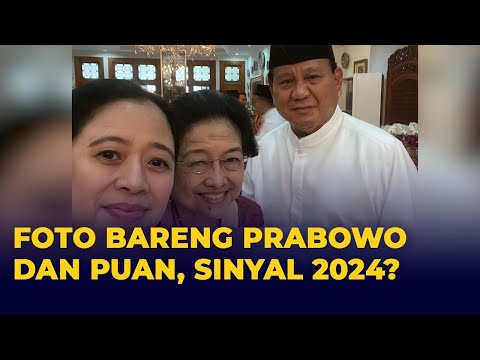 Senyum Megawati Saat Foto Bareng Prabowo dan Puan, Sinyal 2024?