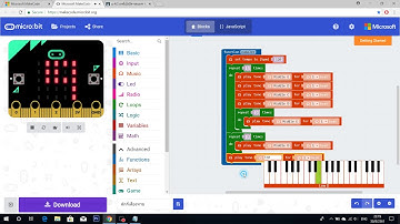 เพลงหนูมาลี  จากโปรแกรม microbit