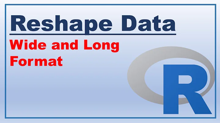 Wide to long in r | Reshape Data Frame in R