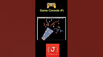 Game Console #1: Programming Languages Birth #quiz #programming #codejava