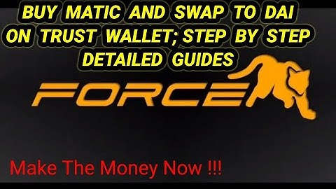 META FORCE ; How To Buy & Swap Matic and DAI The Easiest Way.