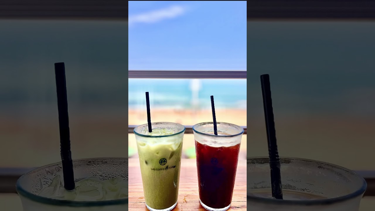 #강문해변 #346커피스토리 #강릉커피