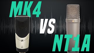 Sennheiser MK4  vs Rode NT1a | Voiceover and Podcasting