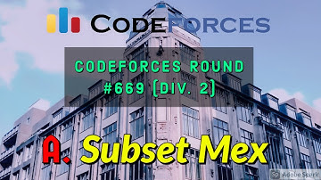 A. Subset Mex | Codeforces Round #670  (Div. 2)  Solution in Hindi | sKSama | SUBSCRIBE