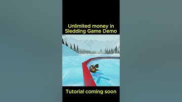 How to earn unlimited money in Sledding Game demo #gaming #roblox #snow #funny