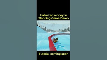 How to earn unlimited money in Sledding Game demo #gaming #roblox #snow #funny
