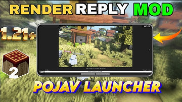How To Render Replay in Pojav on 120fps | replay render for Minecraft 1.21