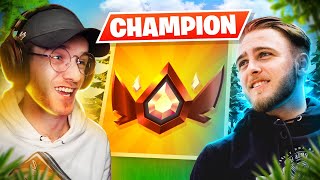 TEEQZY me BOOST en CHAMPION en NO BUILD sur FORTNITE ( Il a pas mangé au réveillon j'crois )