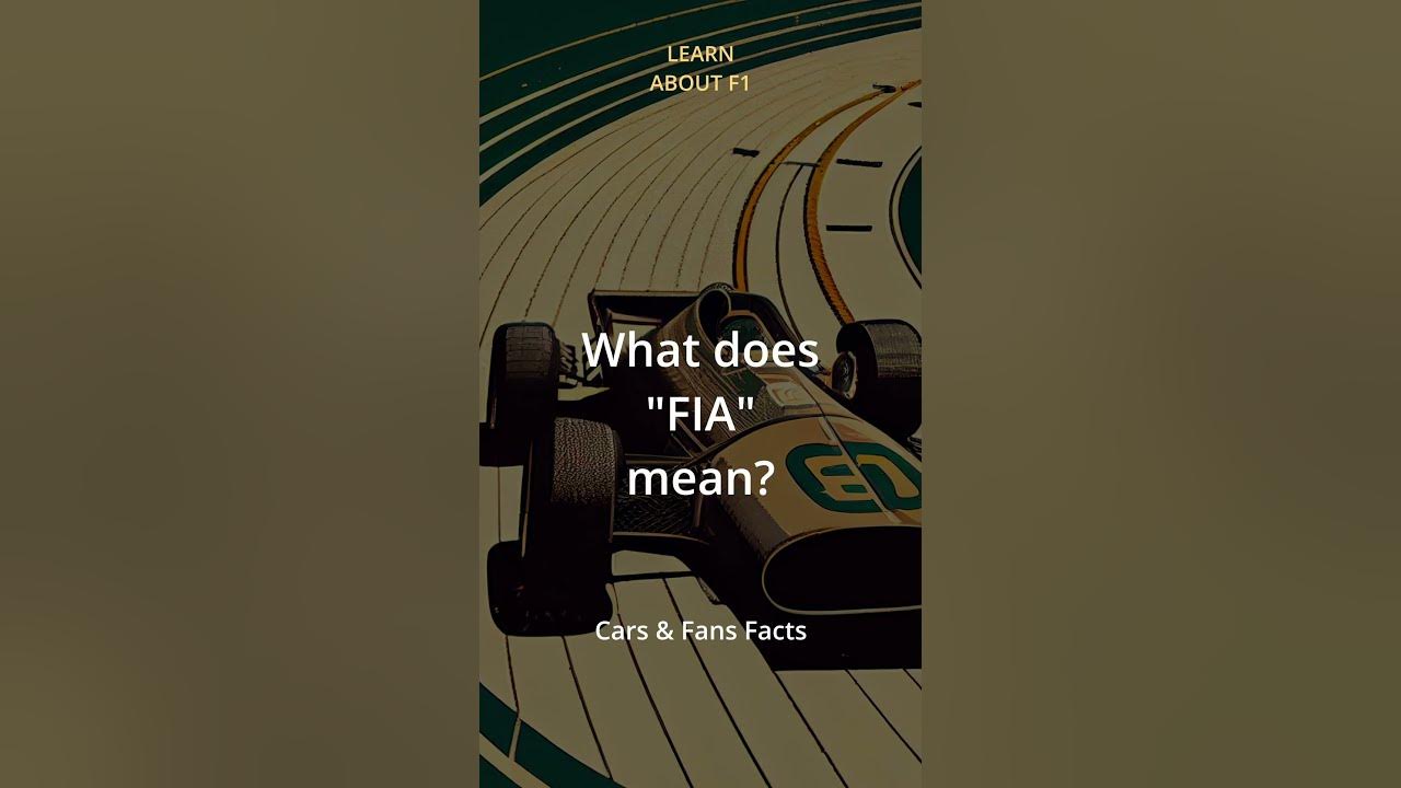 Formula 1 Learning What Does FIA Mean LearnF1 F1 YouTube formula-1-learning-what-does-fia-mean-learnf1-f1-youtube