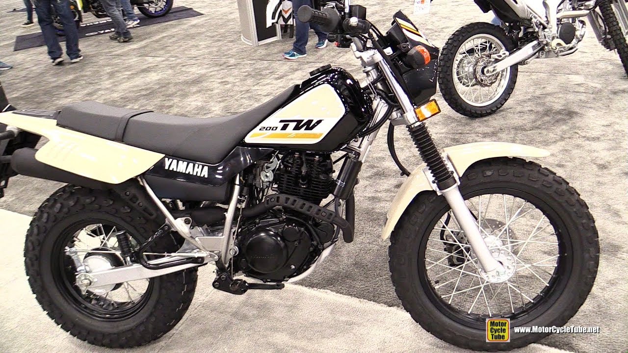 ヤマハ TW200 2019 Yamaha TW200 - Walkaround - 2018 AIMExpo Las Vegas - YouTube