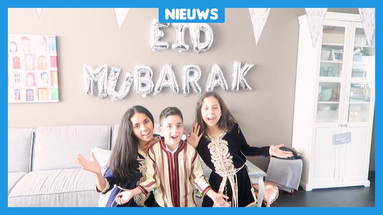 Moslims vieren het Suikerfeest