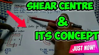 Shear centre and its concept