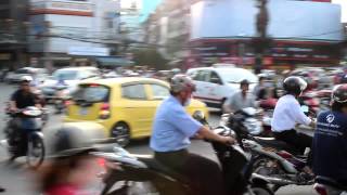 Crazy scooters in Saigon (Ho Chi Minh City, Vietnam)