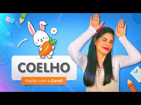 Vamos falar COELHO? 🐰 Ensine seu filho a falar de maneira divertida através da música! 😄🎵