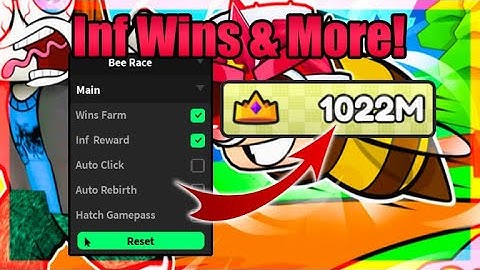 Bee Race Script • Infinite Wins/Money And More [Roblox]