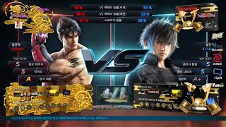 calvin (jin) VS eyemusician (noctis) - Tekken 7 Season 4