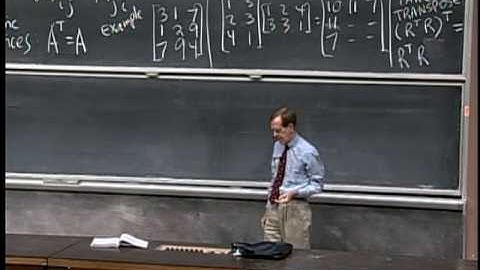 5. Transposes, Permutations, Spaces R^n