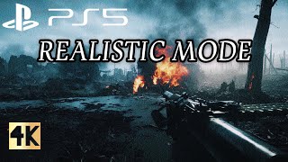 Real Life Mode - Battlefield 1 Ps5 4K 60Fps