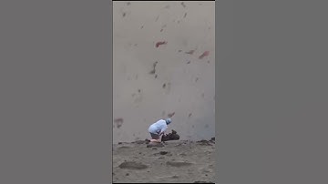 This Volcano Explosion Was Way Too Close!