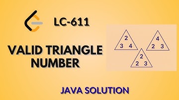 Leetcode 611 | Valid Triangle Number | Java | Hindi Explanation