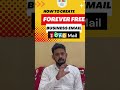 How to setup FREE professional business emails for your domain account ? Forever free business email