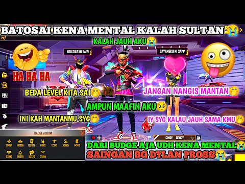 CINDY PAMER PACAR BARUNYA😭 BATOSAI KALAH SULTAN😭KENA MENTAL🙏😭SAINGAN BG DILAN PROSS😰
