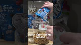Make this super convenient toddler trail mix with me! #cleanwithme