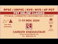 PGT Online Classes #pgt #pgtphysics #pgtchemistry #pgtmaths #pgtbiology #careerendeavour
