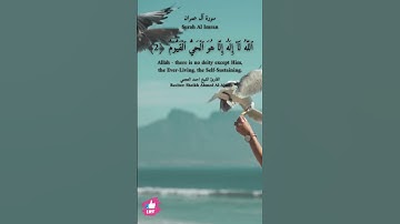 الله لا إله إلا هو الحي القيوم | سورة آل عمران #دعاء_ورسالة Surah Al Imran