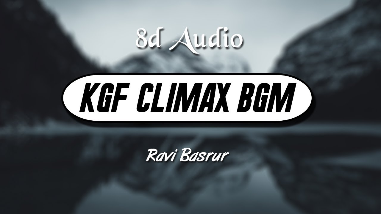 KGF Climax Drums BGM 8D Audio  KGF Maari Jathre BGM  Ravi Basrur  Wild Rex