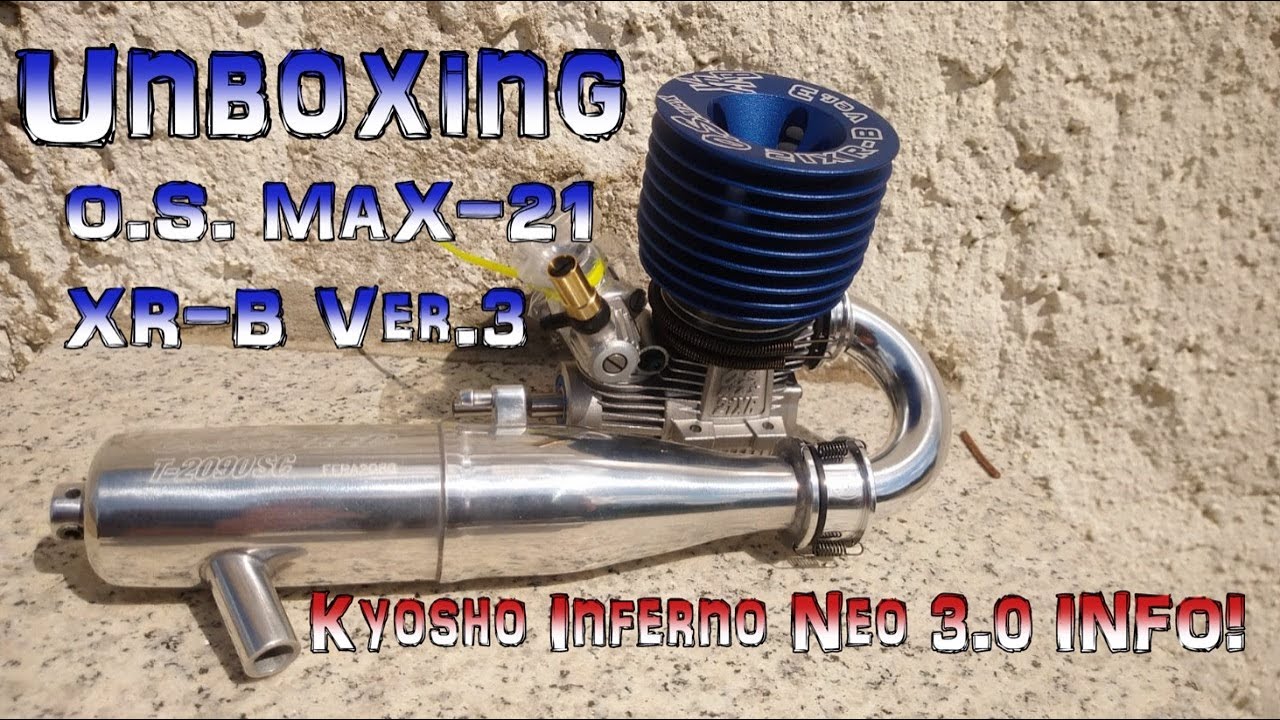 Unboxing Björn´s Neuer O.S. MAX-21 XR-B Ver.3! Kyosho Inferno INFO