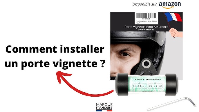 Comment ouvrir un PORTE VIGNETTE rond assurance moto étanche ? ✪TUTO VIDEO✪  