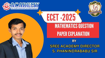 Telangana ECET 2025 Paper Explanation | Mathematics