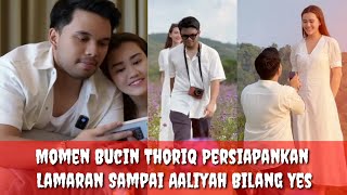 Obrolan Seru Thoriq Menceritakan Persiapan Melamar Sampai Aaliyah Bilang Yes@Lisazubaidi