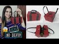 DIY bolsa estilo maleta feita com caixa de leite. Por Pricity