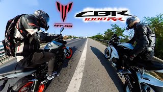 GERİ GELDİM ! CBR 1000RR vs MT09  MotoVlog #015 @oguzhanmuslu