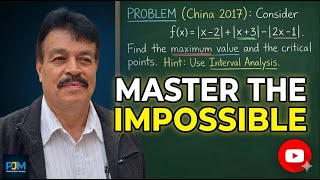 MASTER FUNCTIONS with ABSOLUTE VALUE | 2017 China Math Olympiad Challenge | Mind-Blowing Trick!