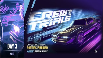 pontiac firebird | vault event | crew trials | Need For Speed: No Limits | Day 3