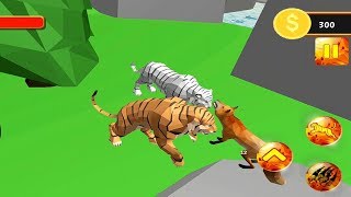 Poly Art Tiger Simulator Mobile Android Games - Animal family simulator game screenshot 5