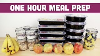 ONE HOUR Meal Prep For The Week! - Mind Over Munch