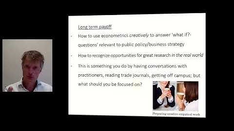 Introduction to Econometrics 1: big picture