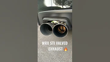 Valved Exhaust Subaru WRX STI RES Valvetronic Exhaust 