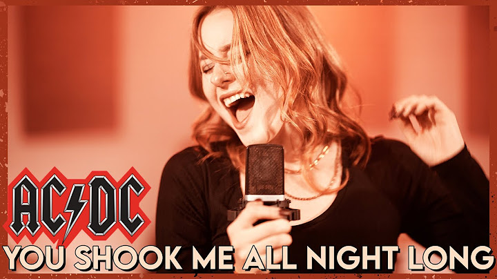 Shook Me All Night Long Cover version - Cover performance video thumbnail