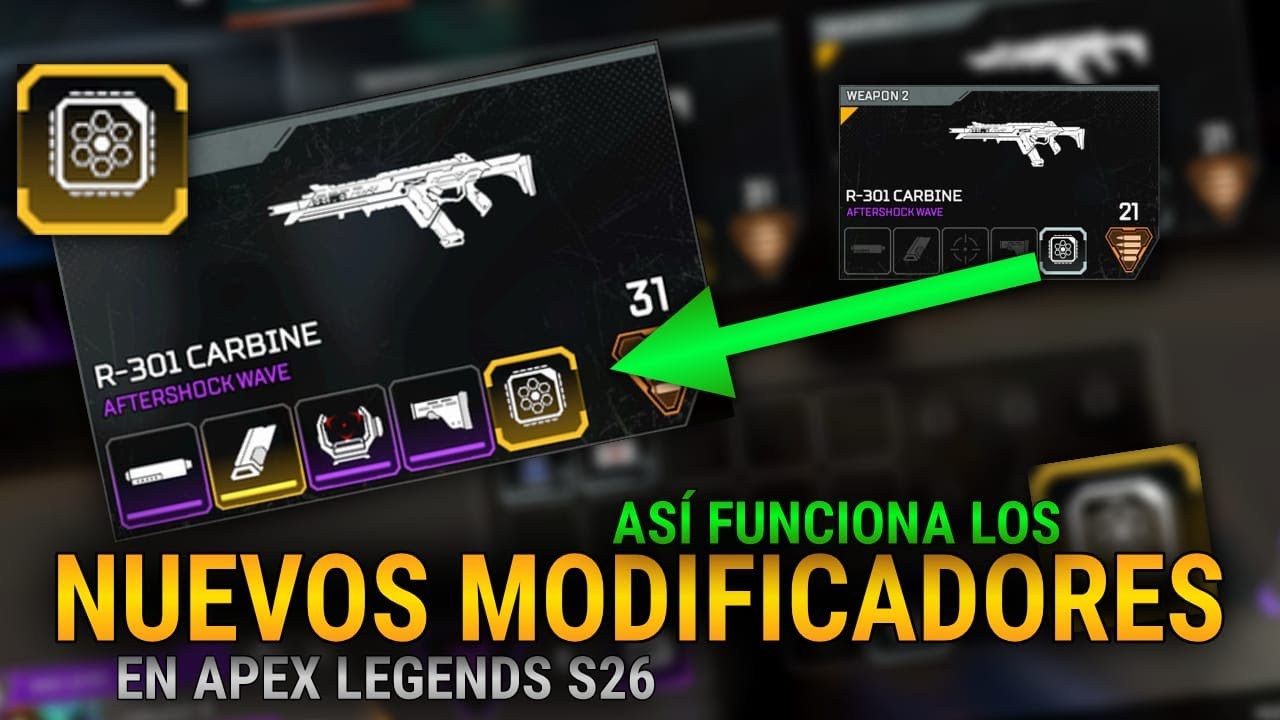 LOS NUEVOS MODIFICADORES DE ARMAS EN APEX LEGENDS TEMPORADA 26 // ASÍ FUNCIONAN // LeXuZz21