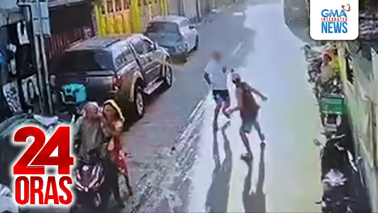 Lalaking nagtangkang saksakin ang nakaalitang kumpare, huli; live-in partner niyang... | 24 Oras