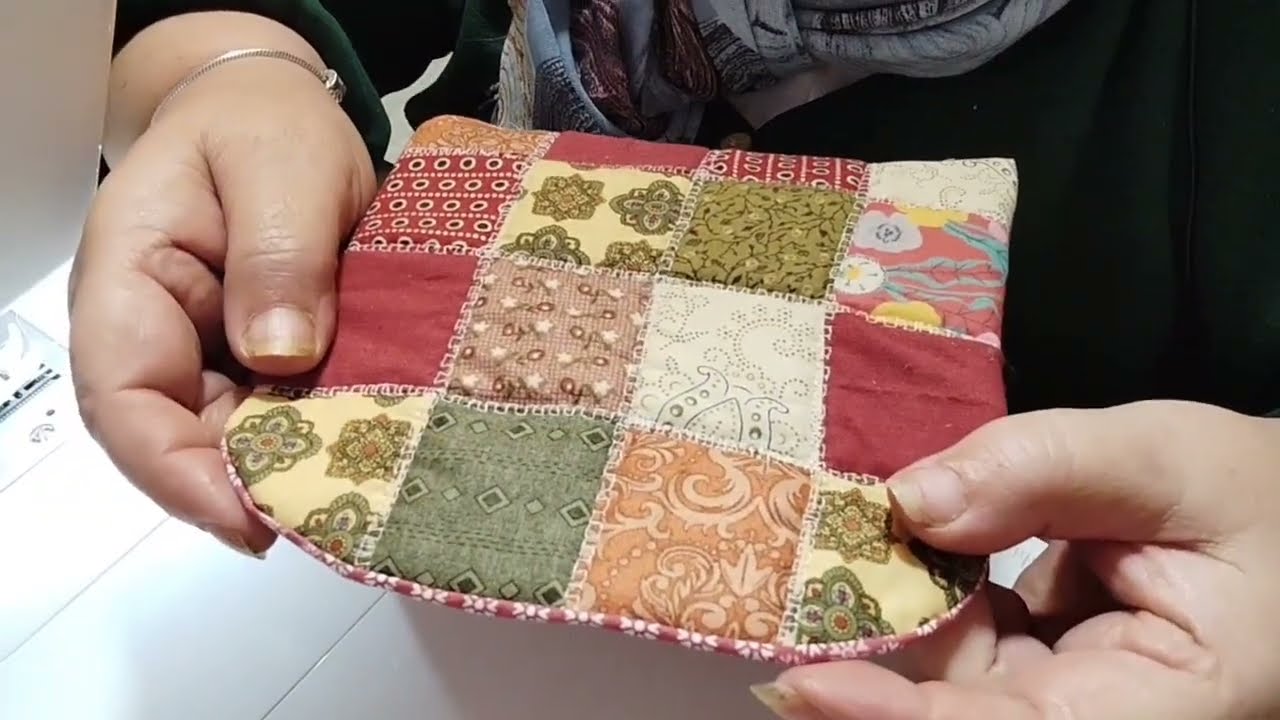 sencillo pero bonito, aprovechamos retales de telas