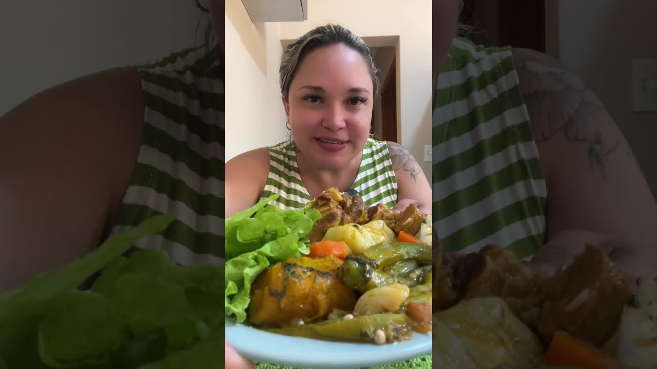 #COMENDOMUITO : FIZ COZIDÃO DE COSTELA COM BASTANTE LEGUMES, FARINHA DE PUBA,  🥗 