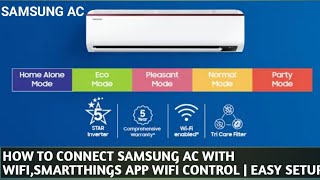 How to connect Samsung Convertible AC with SmartThings App and WiFi I How to connect ac with wifi screenshot 5