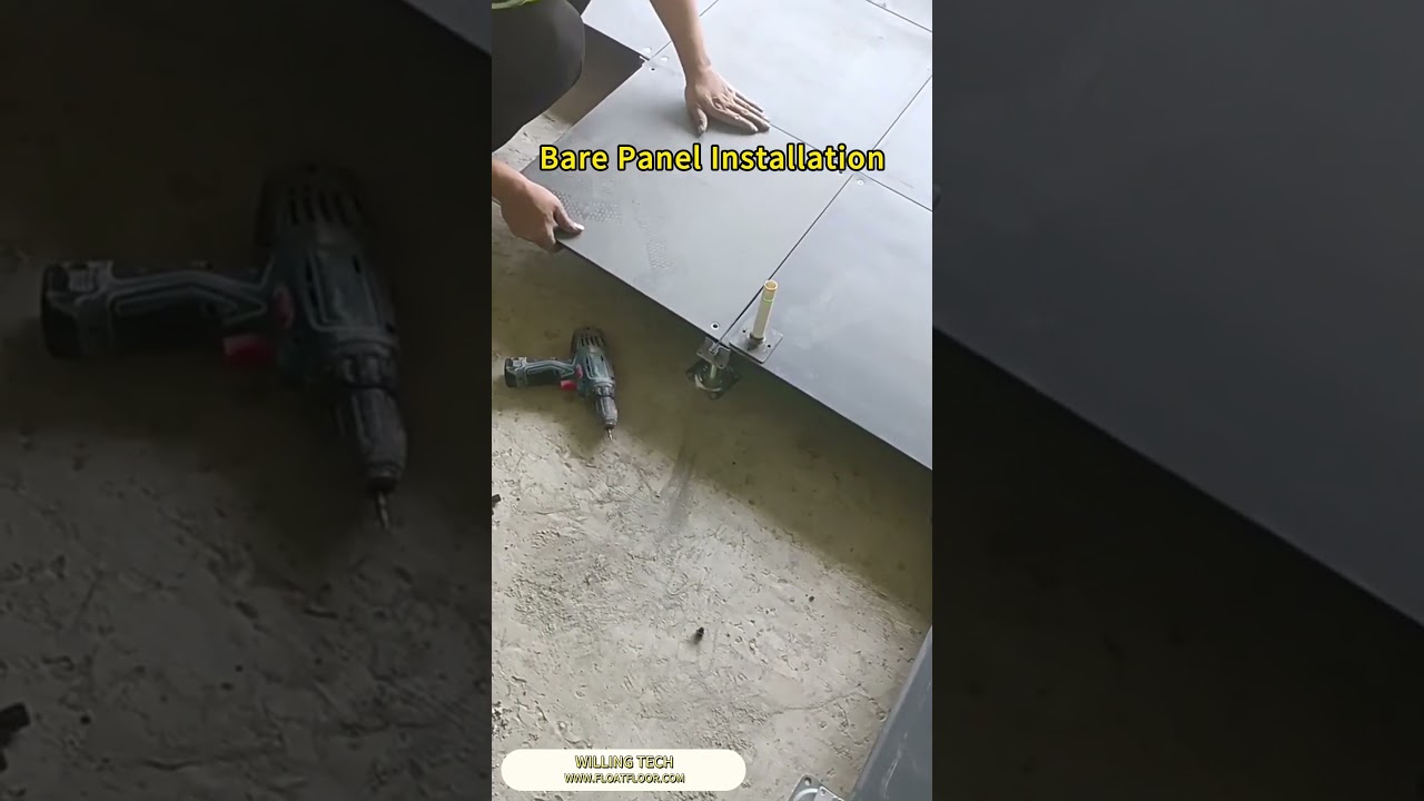Instalacion de piso tecnico por oficinal 