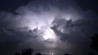 Blitze und Wetterleuchten in Karlsbad (Lightning in Karlsbad)